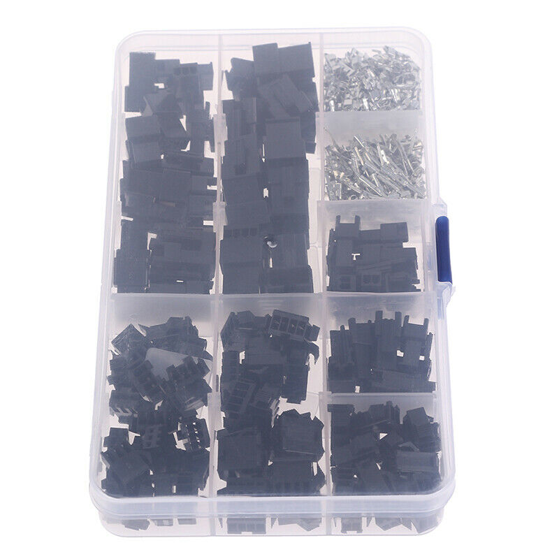 480Pcs SM2.54-2P/3P/4P Dupon Terminal Male/Female Wire Connector Cable Plug  WF