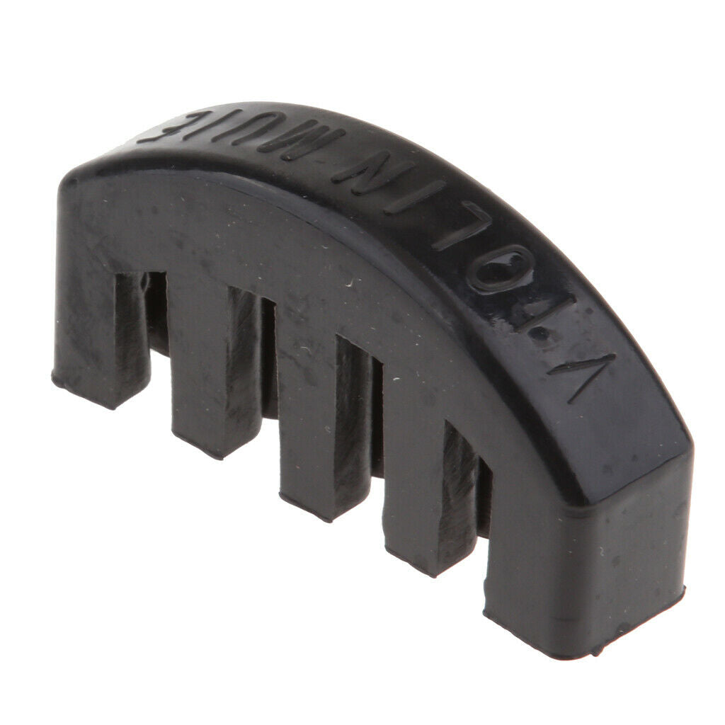 Durable Rubber Violin Fiddle Mute 5 Forks Silencer for 4/4 3/4 1/2 Size Violin