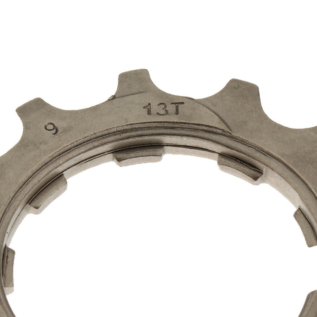 2Pieces Bicycle Parts Cassette Tooth Sprocket 9Speed 11T+13T Chainring