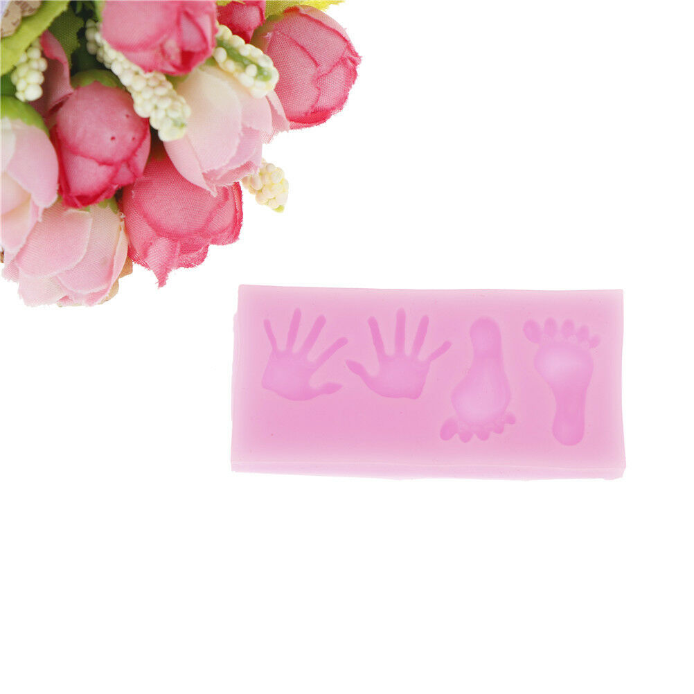 Small Hand Foot Silicone Mold Fondant Mould Cake Decorating Tool dfJC.l8