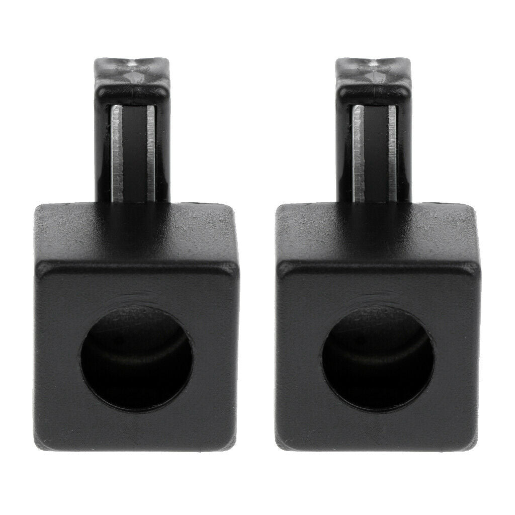 2 Pieces Magnetic Snooker Billiard Pool Cue Stick Chalk Holder W/Belt Clip