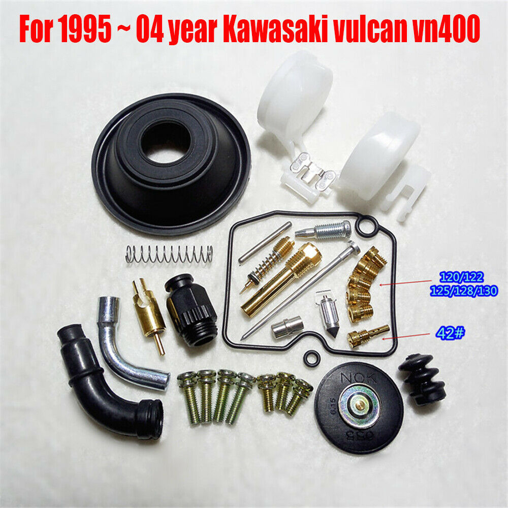 Carburetor Carb Repair Rebuild kit For Kawasaki Vulcan VN400 Keihin 1995-2004
