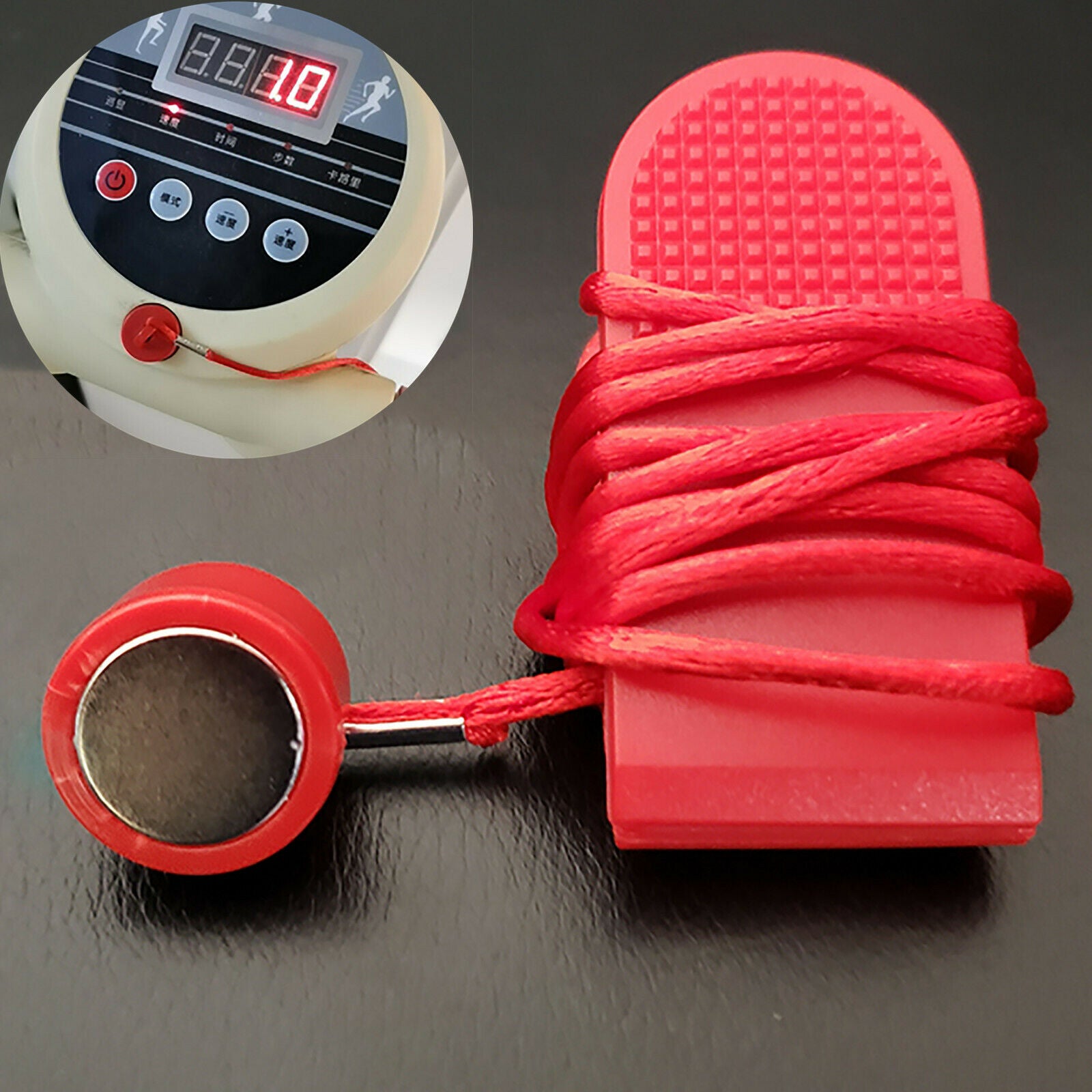 Durable Round Magnet Switch for Treadmill Safety Lock Key Switch Upgraded Set