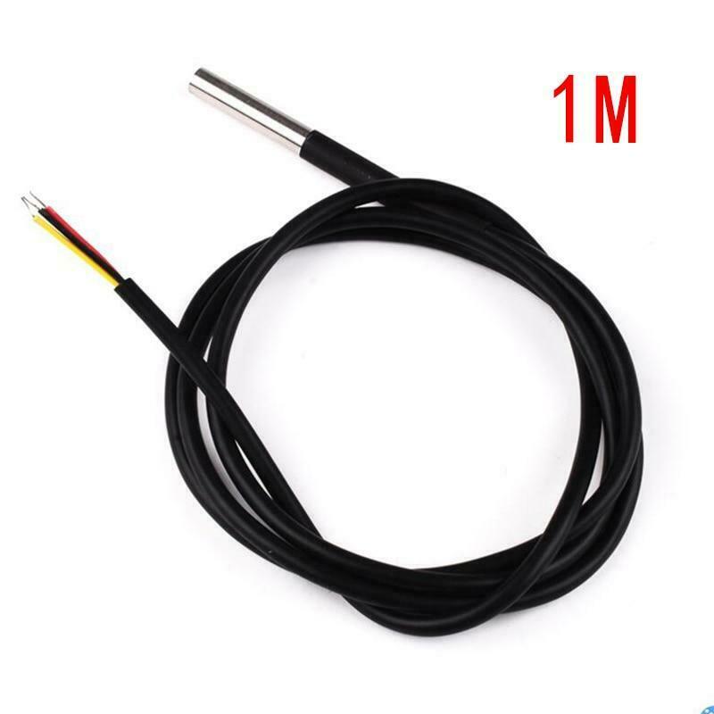 Ds18B20 3.25Ft Stainless Steel Waterproof Digital Probe Temperature Sensor 1M