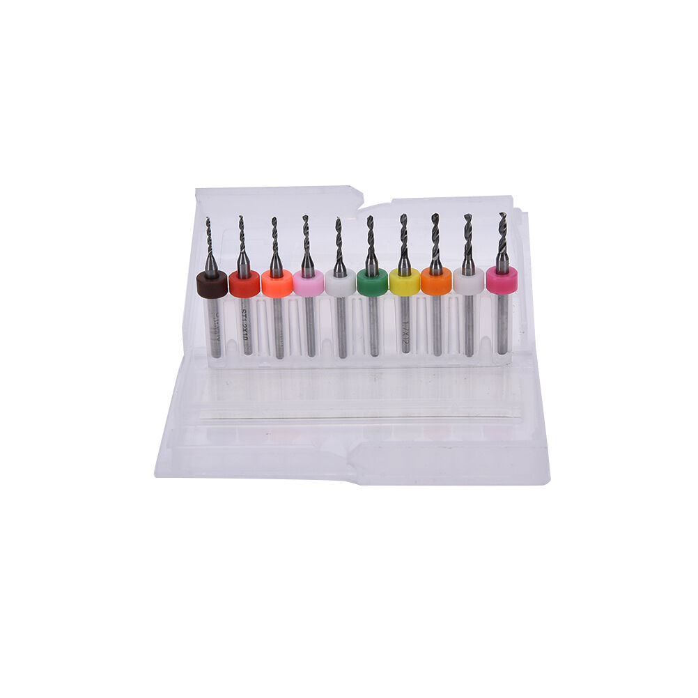 10Pcs DIY 1.1mm-2.0 mm PCB Print Circuit Board Carbide Micro Drill Bits Tool Pb