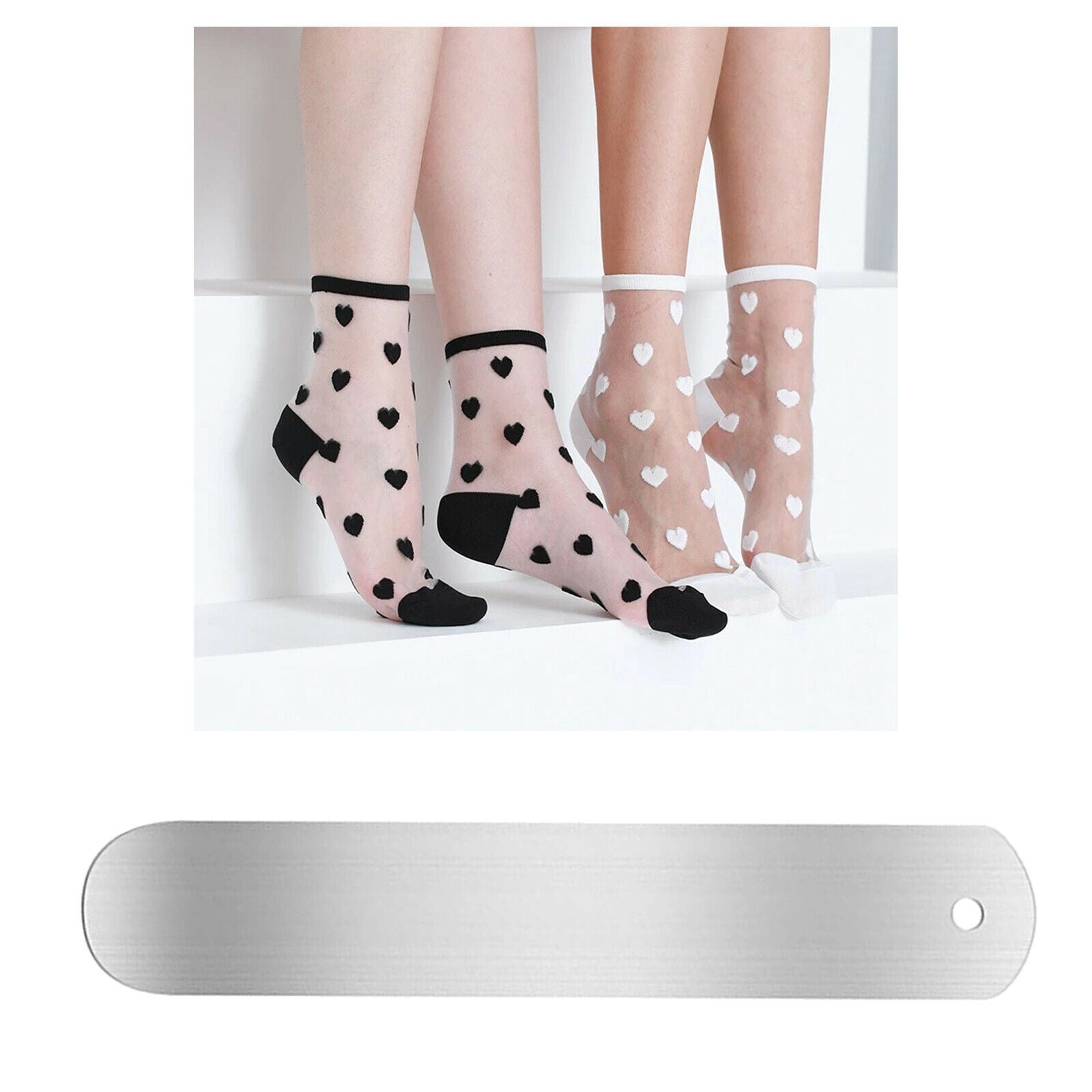 2Pieces Sock Jigs Crew Sock Board Heat Press Transfer Dye Sublimation Socks