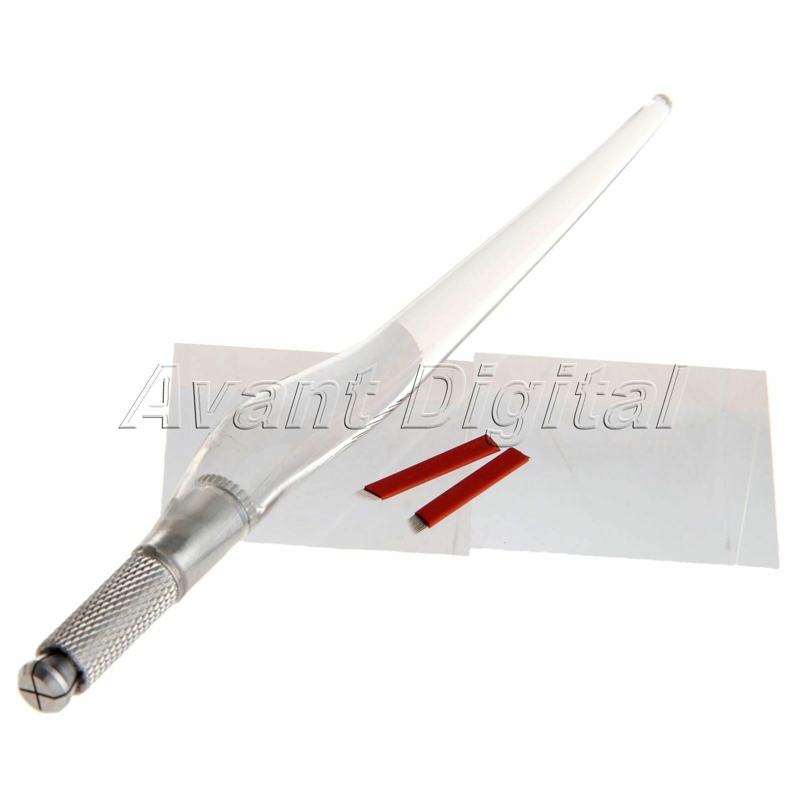 Manual Tattoo Pen PCD Makeup Machine Eyebrow Micro blade Pen with needle Blade