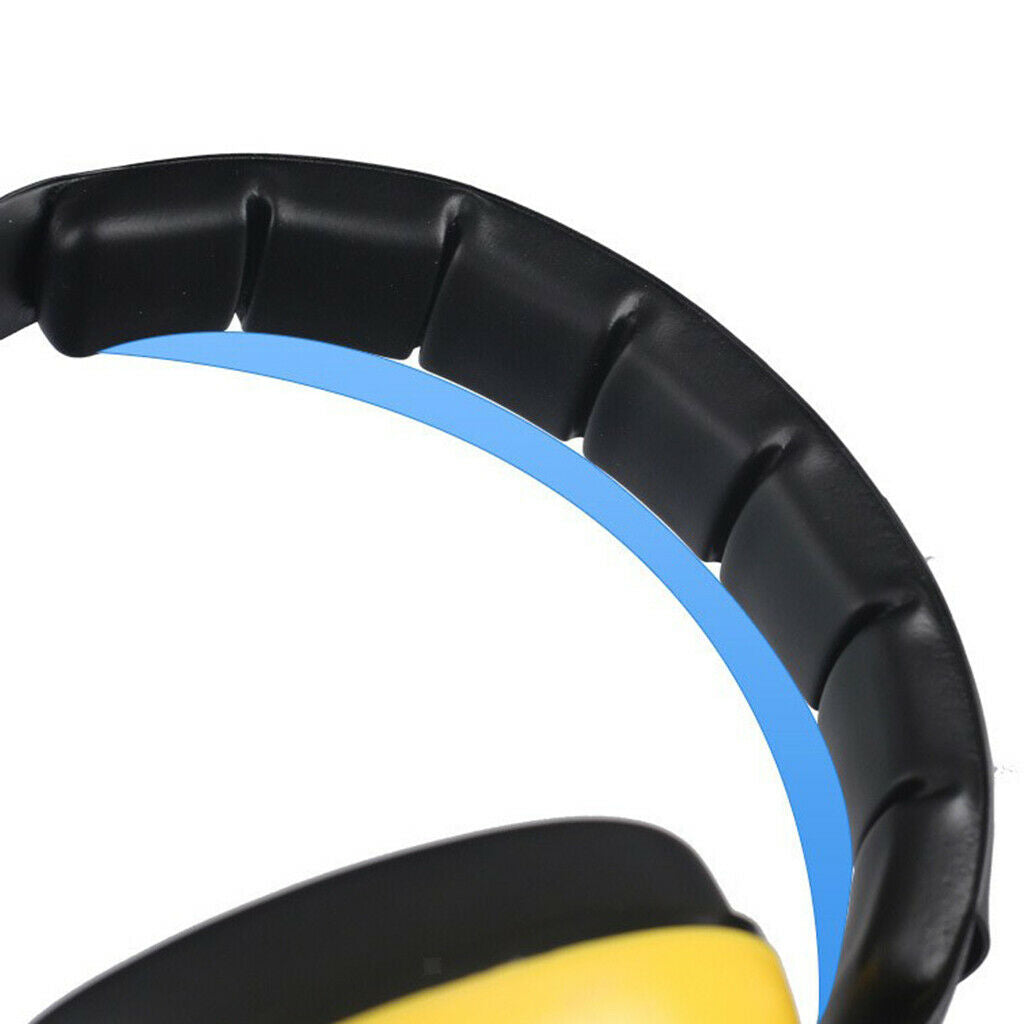 2xBaby Kids Ear Defenders Noise Reduction Protector Muff Earmuffs yellow