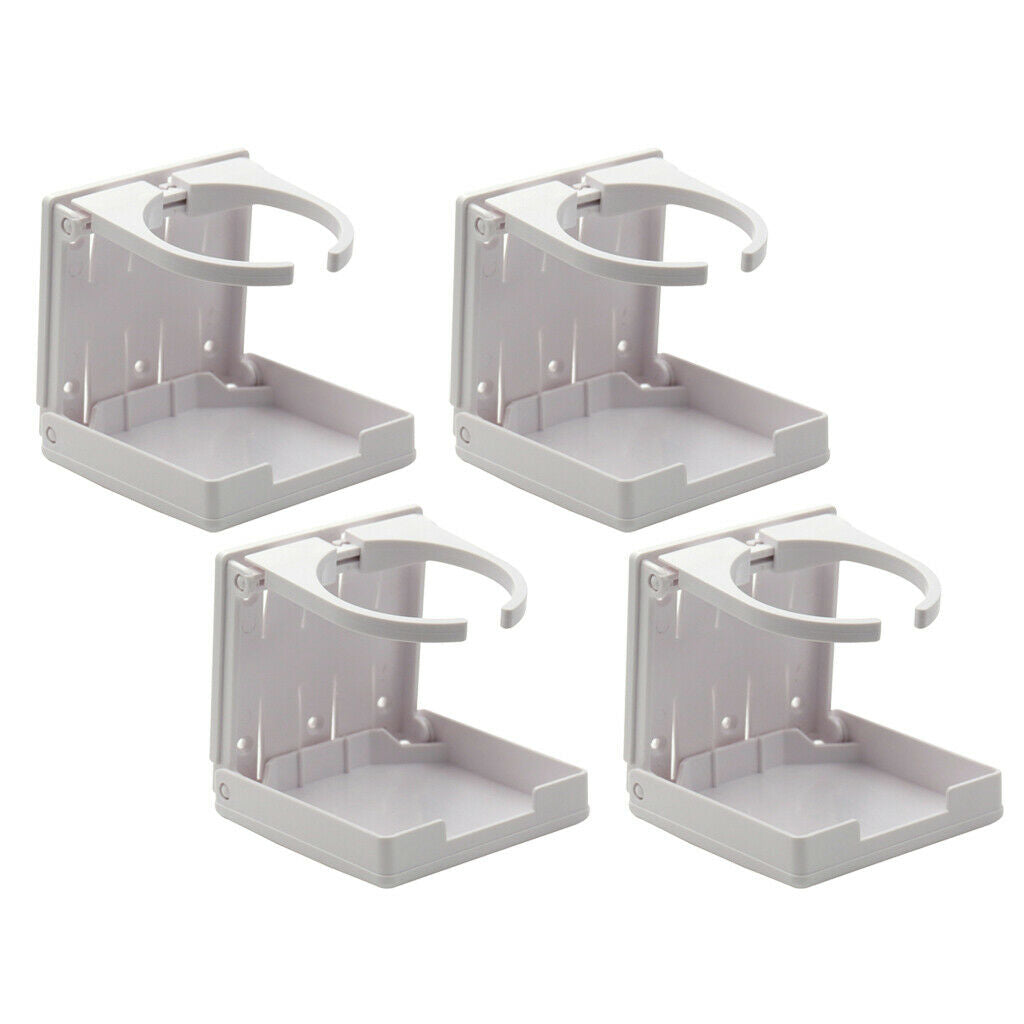 4 Pieces Drink Holder Folding Adjustable for Cars Boats RV Caravan Yacht