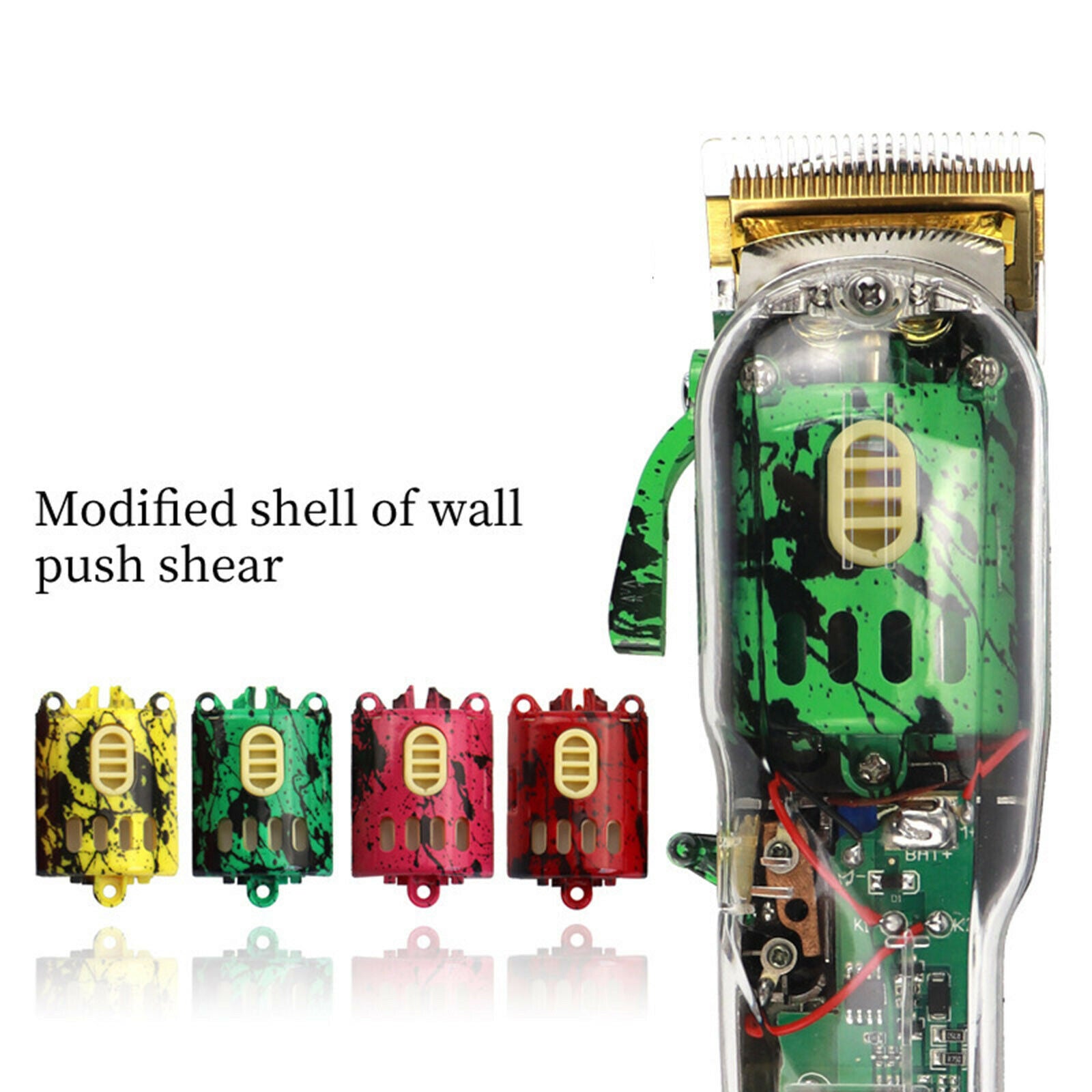 Motor Shell Housing Case Replacement for 8504 Hair Clippers camouflage green
