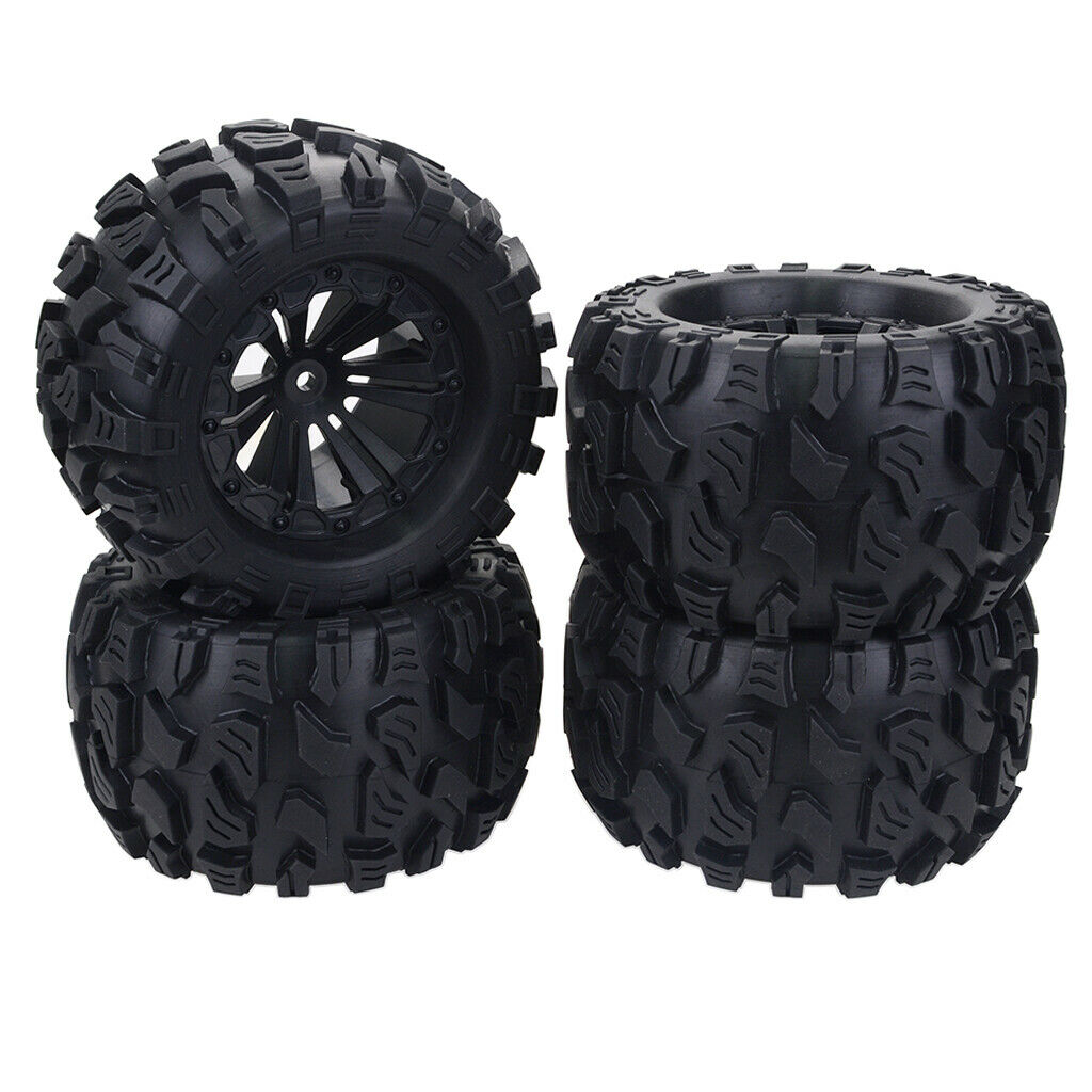 4pcs RC Car Buggy Wheels Tires 1:10 Scale RC Car Parts