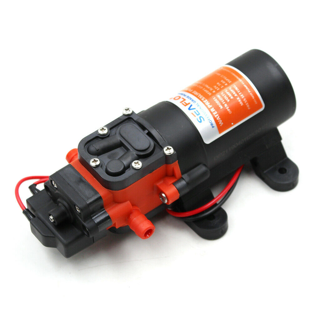 DC 24V Self Priming Water Pressure Diaphragm Pump 1.2GPM 4.2L/min 35Psi Fit for