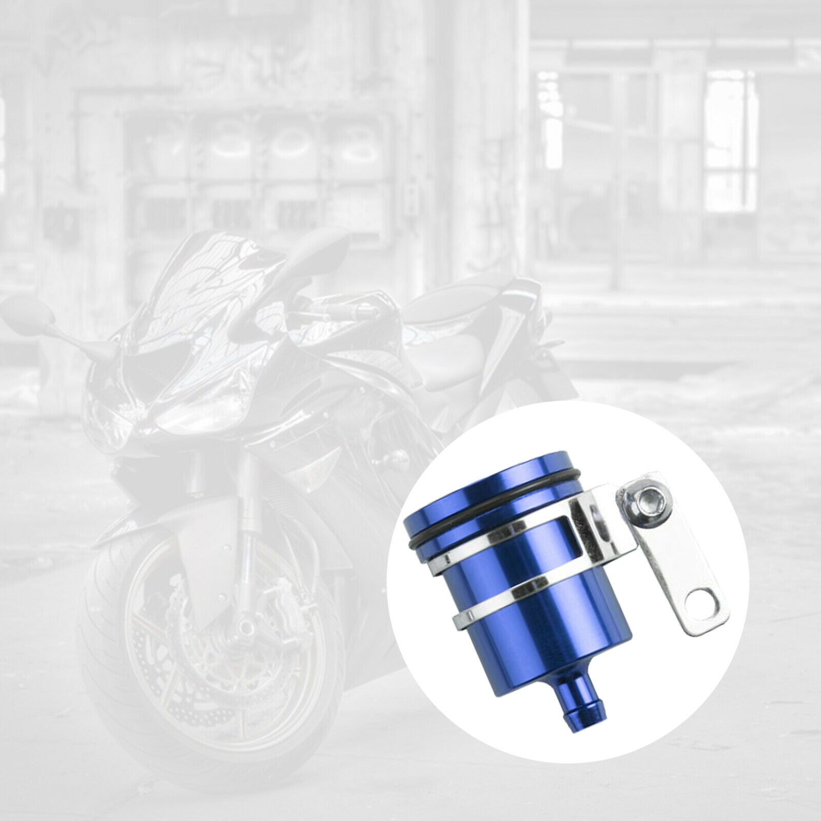 Motorcycle Brake Reservoir Vehicle Replacement Parts for Kawasaki Blue