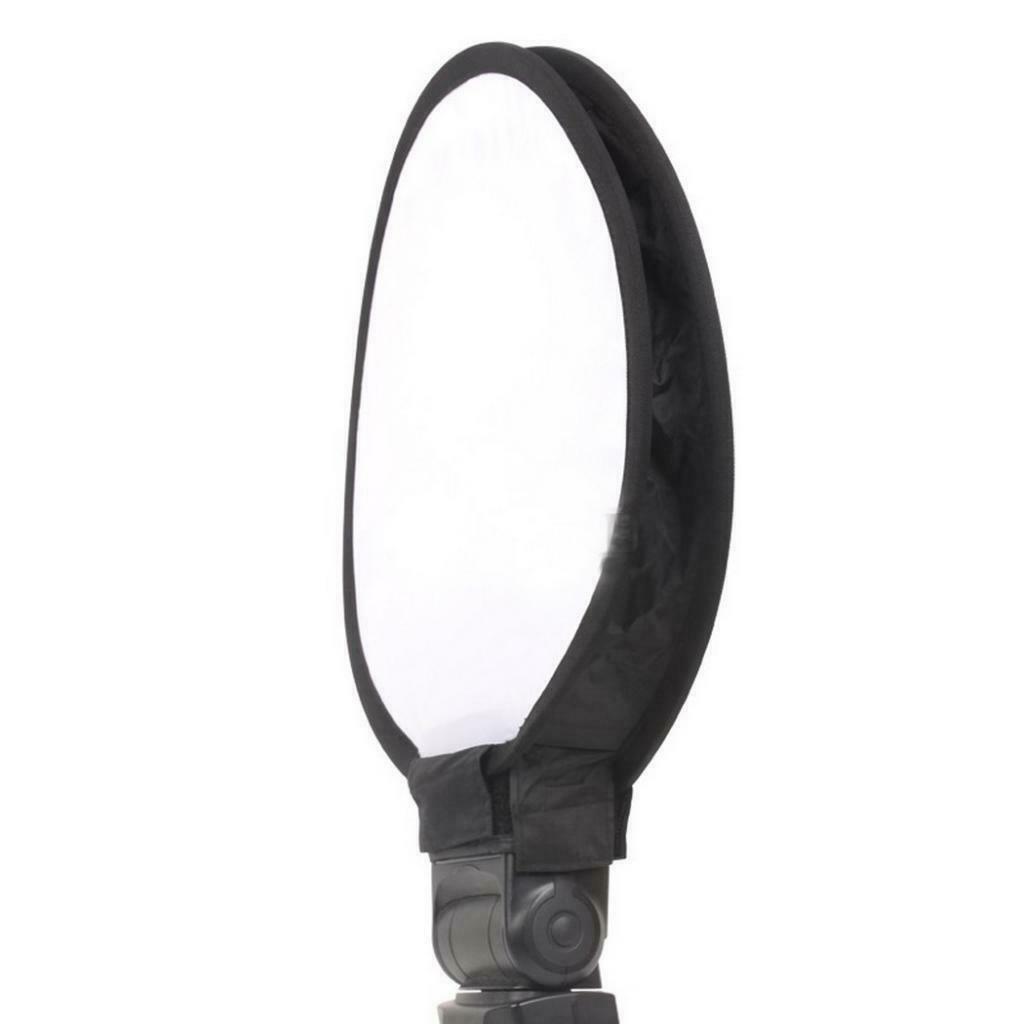 Universal 30cm/12" Round Softbox Lighting For DSLR Cmaeras Flash Speedlight