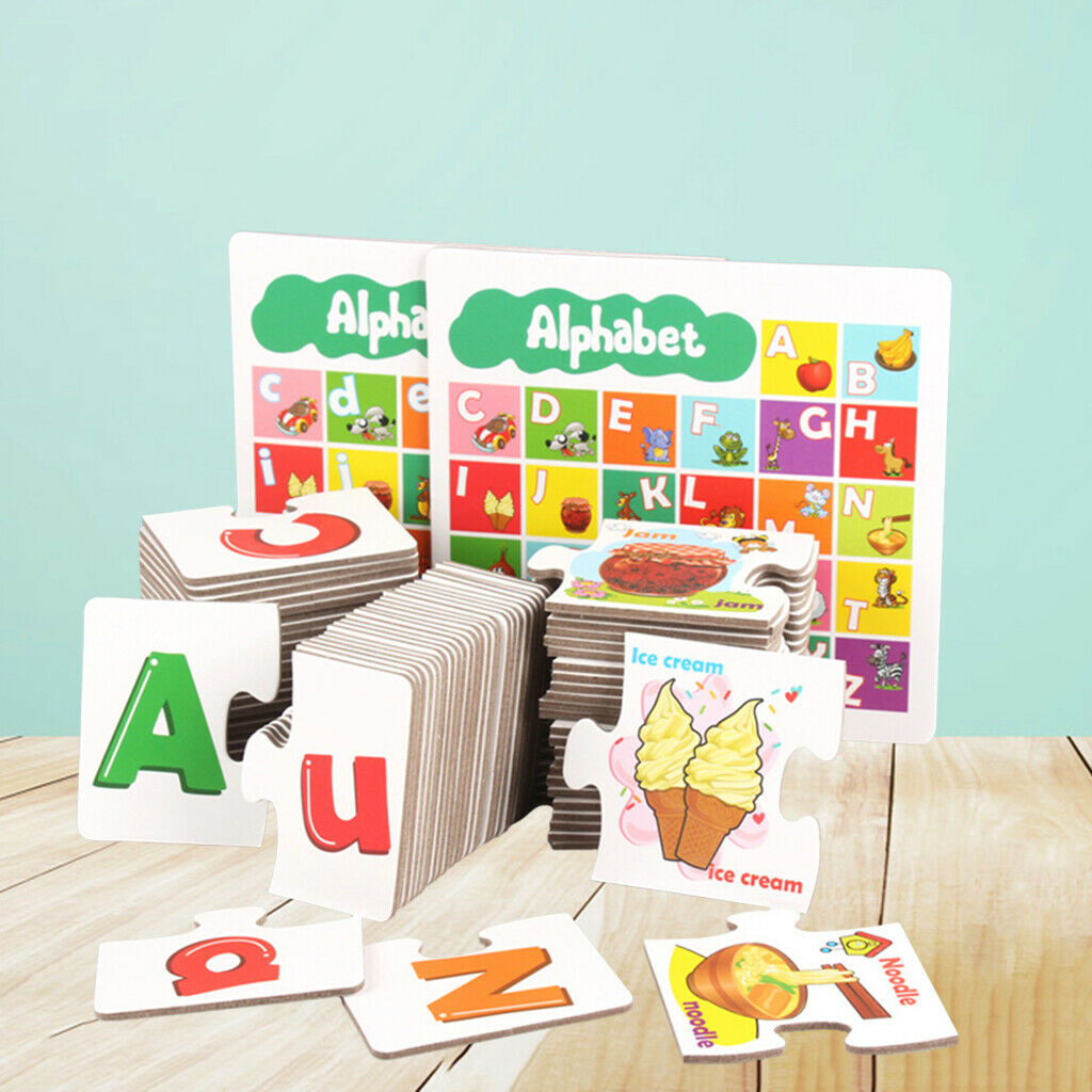 Cartoon Illustrations Animals Alphabet Flash Cards Spelling ABC Letters