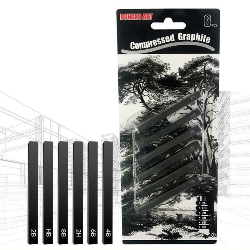 6 Pieces Square Compressed Charcoal Perfect Holiday Gift for Family Members Kids
