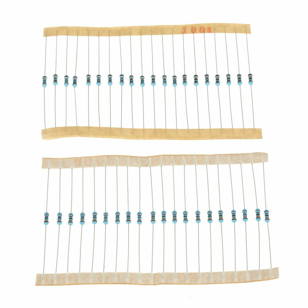 1/4W Metal Film Resistor Kit Assortment Set Labelled 1%Precision 73Value 1460Pcs