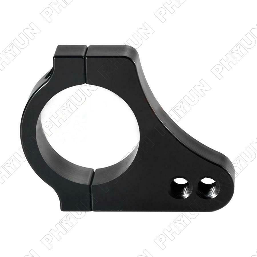 38MM Motorcycle Steering Damper Fork Bracket Black Aluminium Alloy Universal