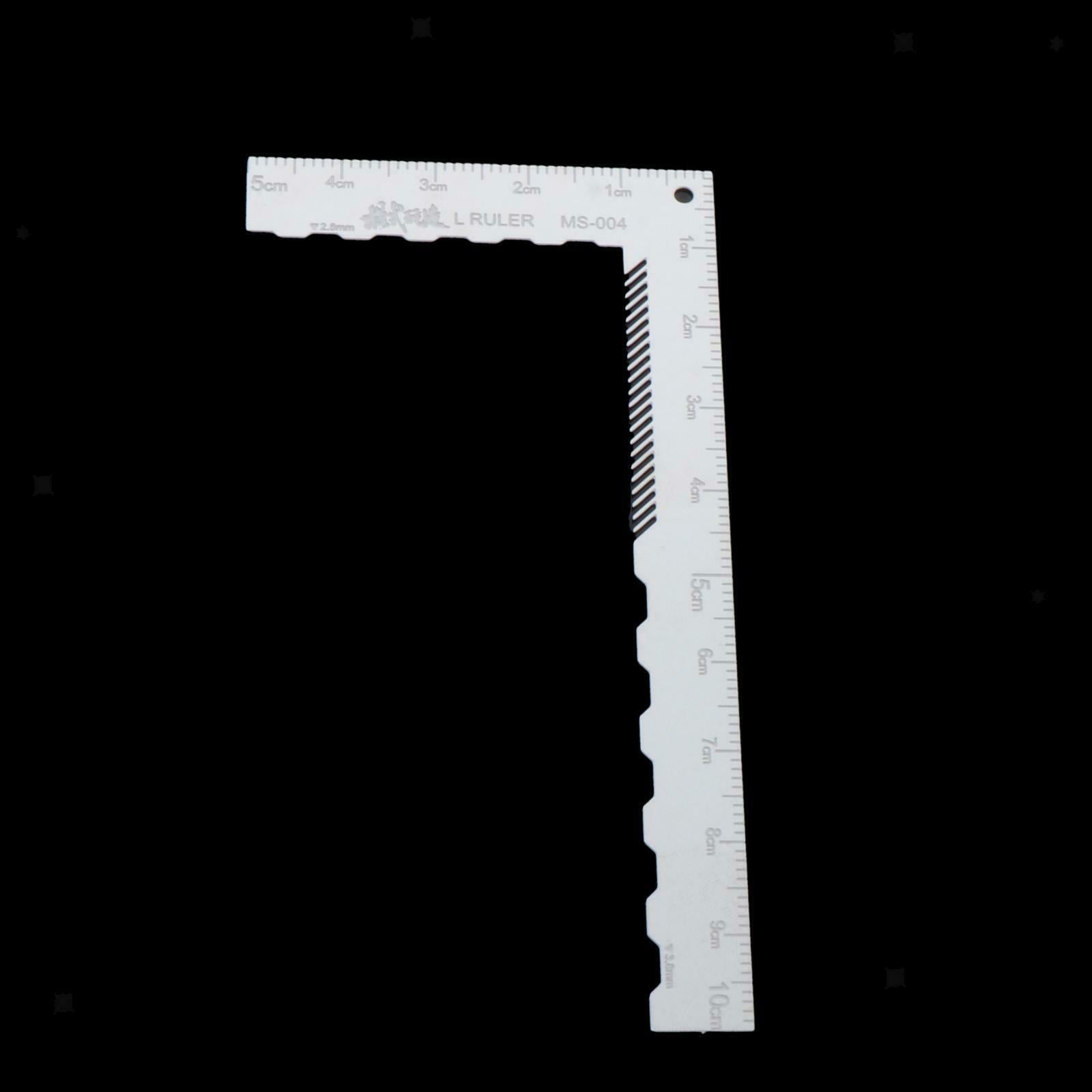 Stainless Steel 90 Degree L Shape Ruler Right Angle Ruler Engineer Utensil
