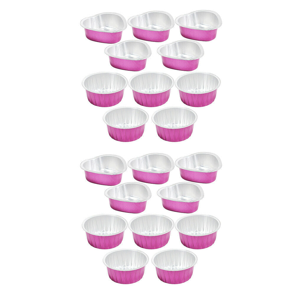 20 Pieces Wax Beads Beans Melting Bowl Pot for Home Chest Body Hair Removal