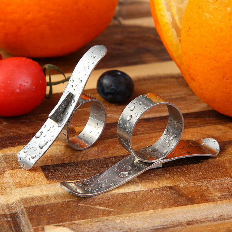 1pc Orange Peelers Stainless Steel Fruit Skin Parer Peeling Lime Lemon Op.l8