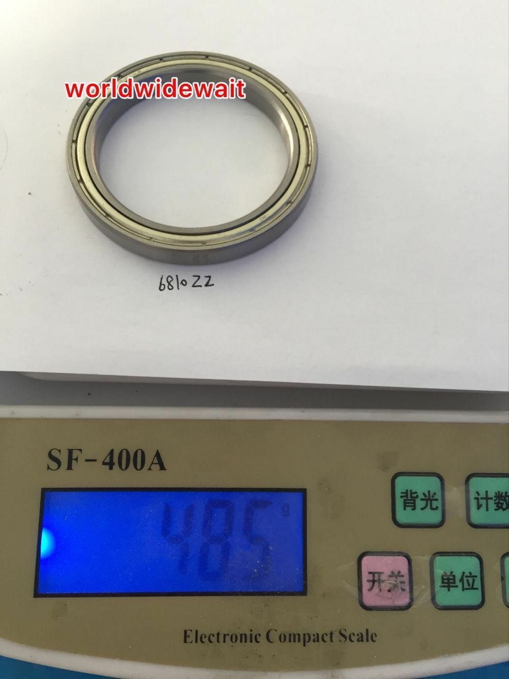 5pcs 50 x 65 x7 mm 6810ZZ Shielded Deep Groove Ball Thin-Section Radial Bearing