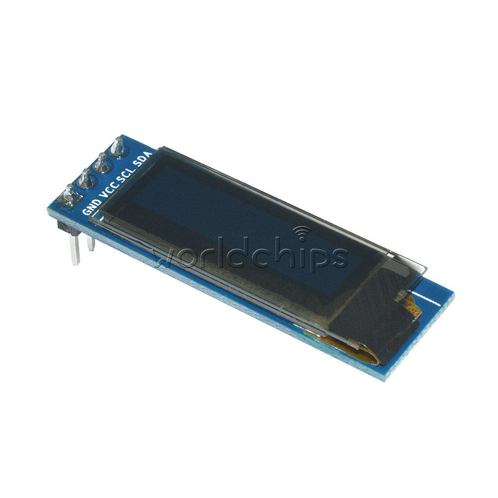 Blue IIC I2C 0.91'' 128x32 OLED LCD Display DIY Module 3.3V/5V For PIC Arduino