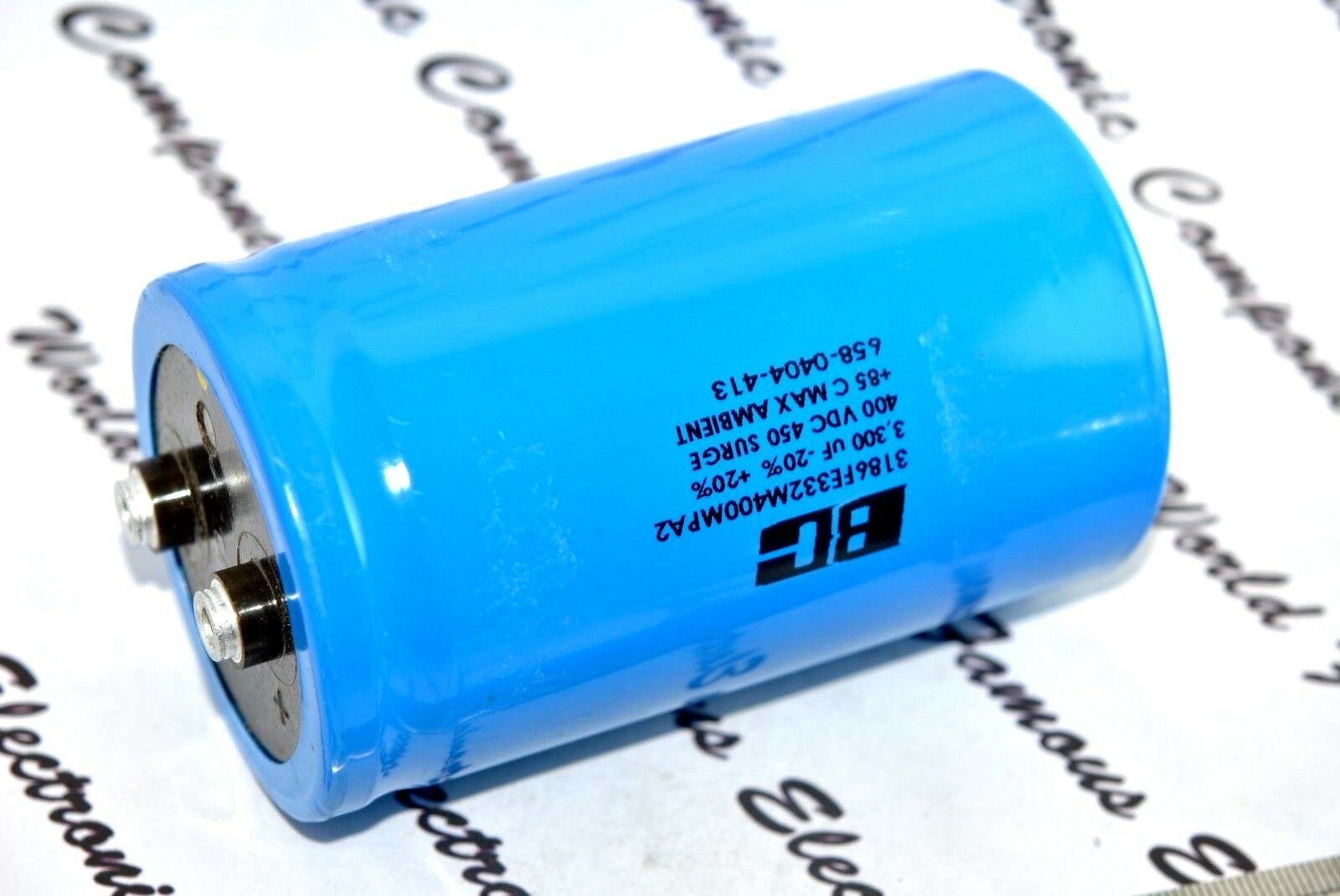 1pcs - BCcomponents 3300uF 400V 3186FE332M400MPA2 Screw Terminal Capacitor