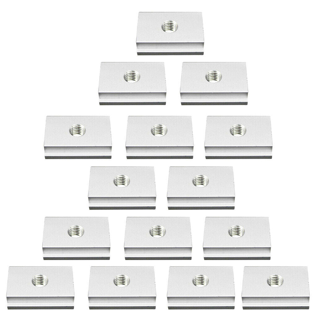 15PCS M8 T-Slider For T-slot For Various Woodworking Jigs 25mm
