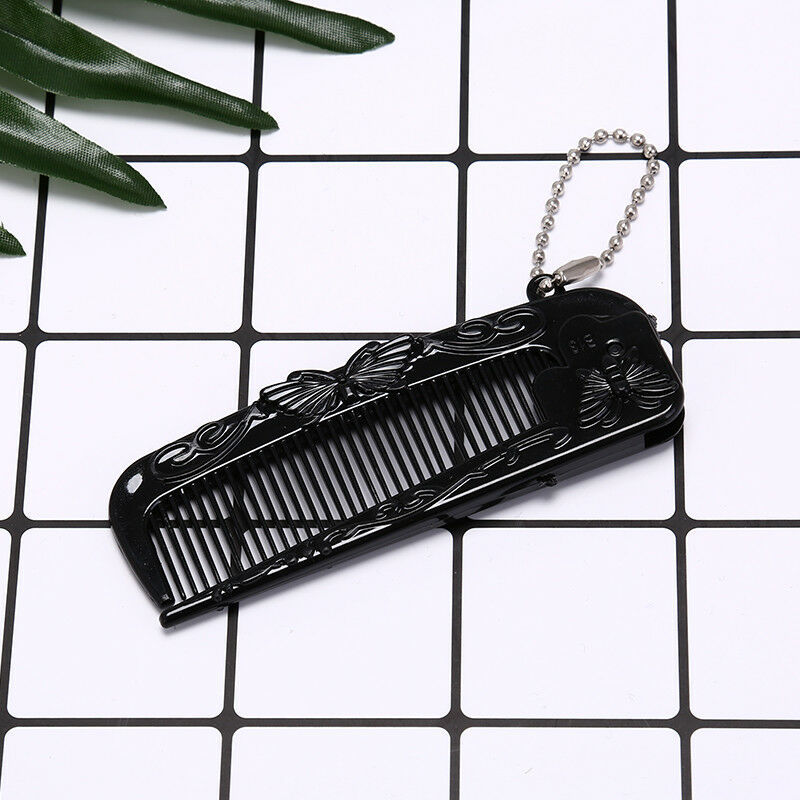 portable hair comb brush heychain foldable massage comb anti-stati chair c.l8