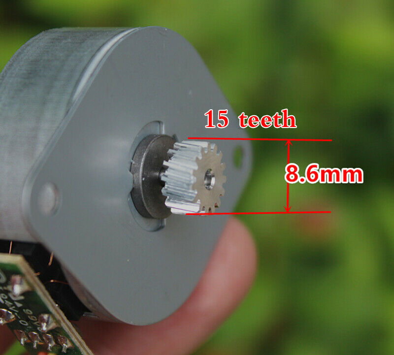 35 stepper motor 2 phase 4 wire step angle 7.5°DIY creation Metal 15 teeth 8.6mm