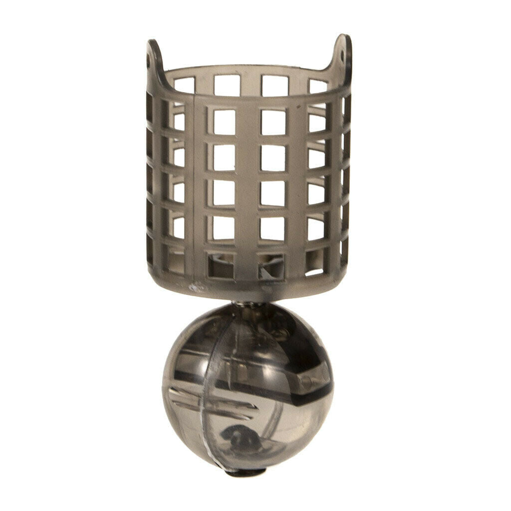 2 Pack Fishing Bait Feeders Terminal Tackle Accessory Inline Method Feeder