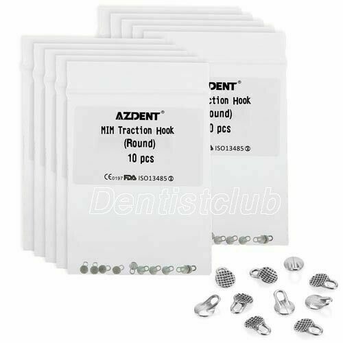 20X Dental Orthodontic Consumables Round Bondable Traction Hook Lingual Button