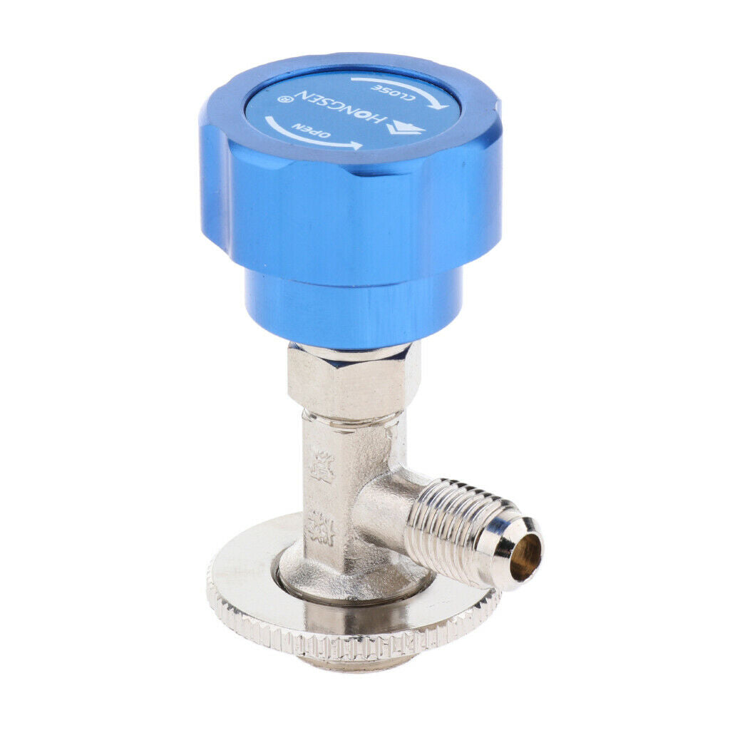 2X Can Dispensing Refrigerant Tap 1/4in ACME Thread Bottle Opener for R22 R600a