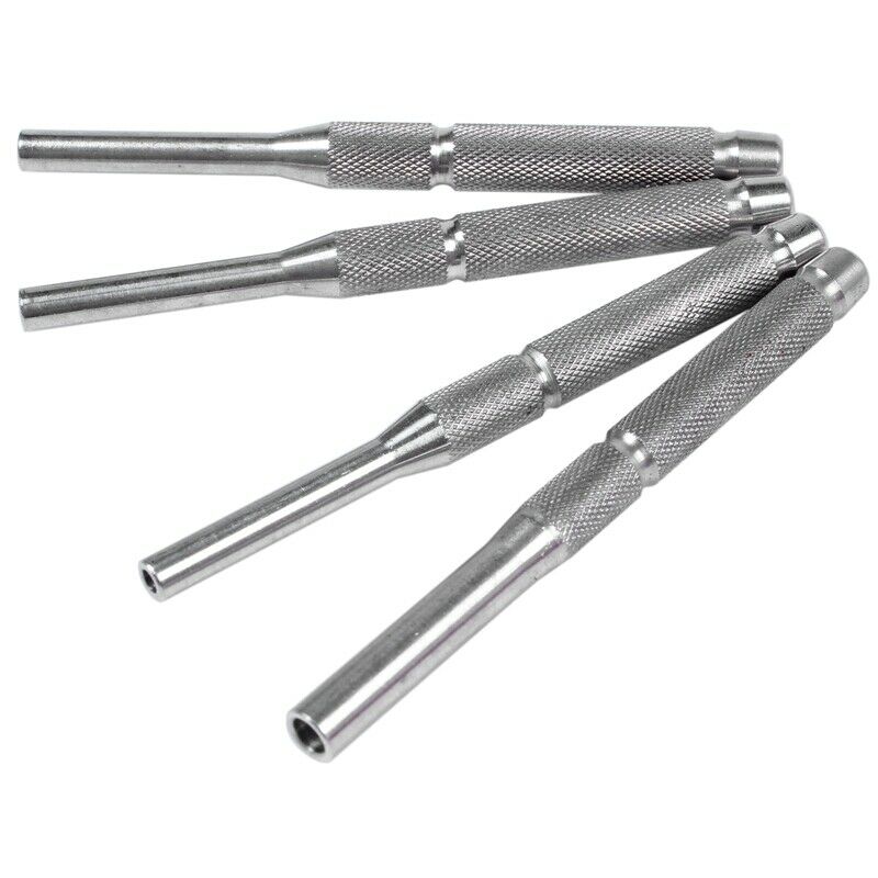 9Pcs Roll Pin Punch Set And 4Pcs Hollow End Starter Punch Tool With Red Case LP3