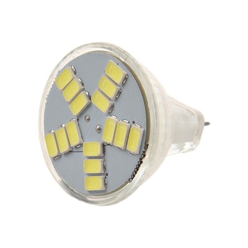 7W MR11 GU4 600LM LED Bulb Lamp 15 5630 SMD Light (White Light) F2G5