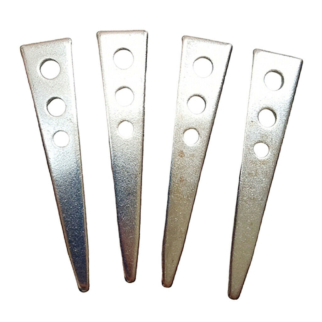 Set Of 4 Metal Hammers In Vine Eyes