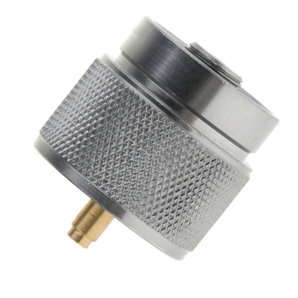 Outdoor Camping Stove Gas Refill Adapter Picnic Burner Connector Converter