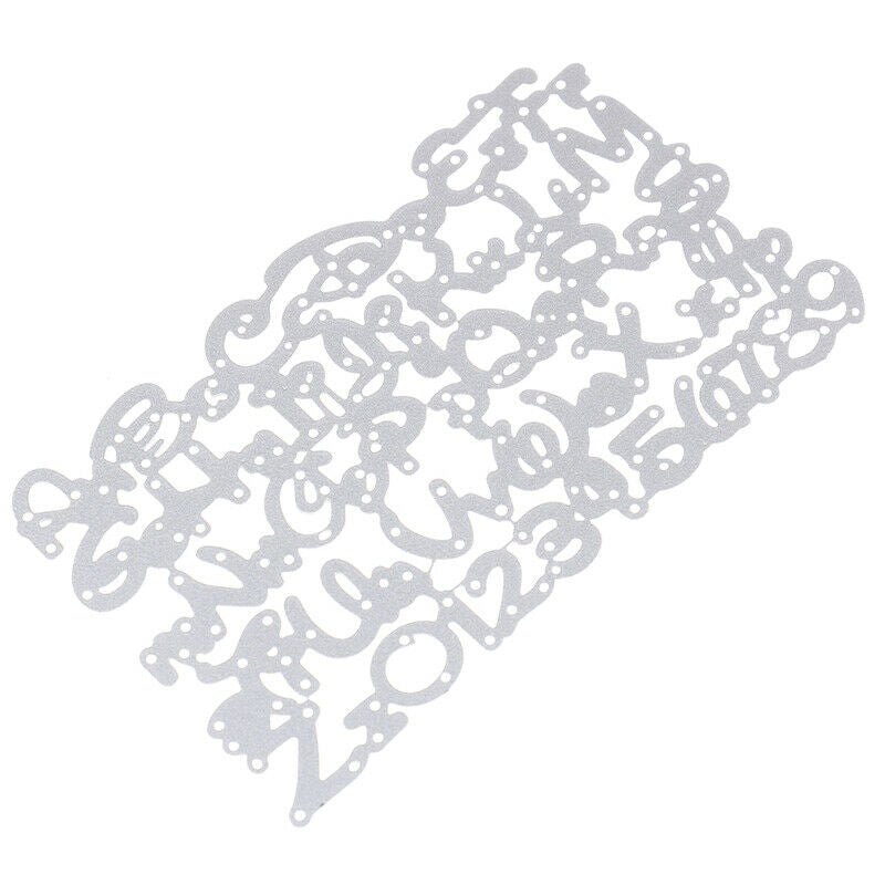 Alphabet Letter  Cutting Dies card Stencils for DIY Scrapbooking-photo al.l8