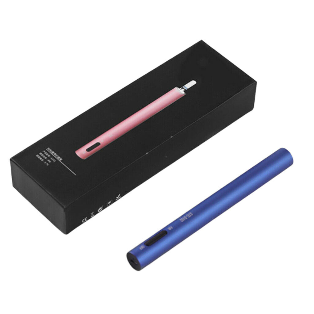 Lightweight Nail Drill Pen Silent Manicure Buffing Polisher Grinder Blue