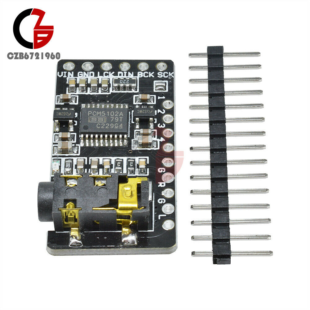 PCM5102 I2S Interface DAC Decoder GY-PCM5102 I2S Player Module For Raspberry Pi