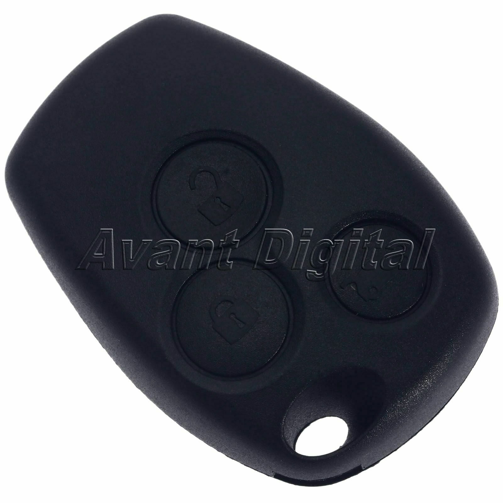 Replacement 3 Buttons Remote Key Shell Case For Renault Modus Clio MK3 Twingo