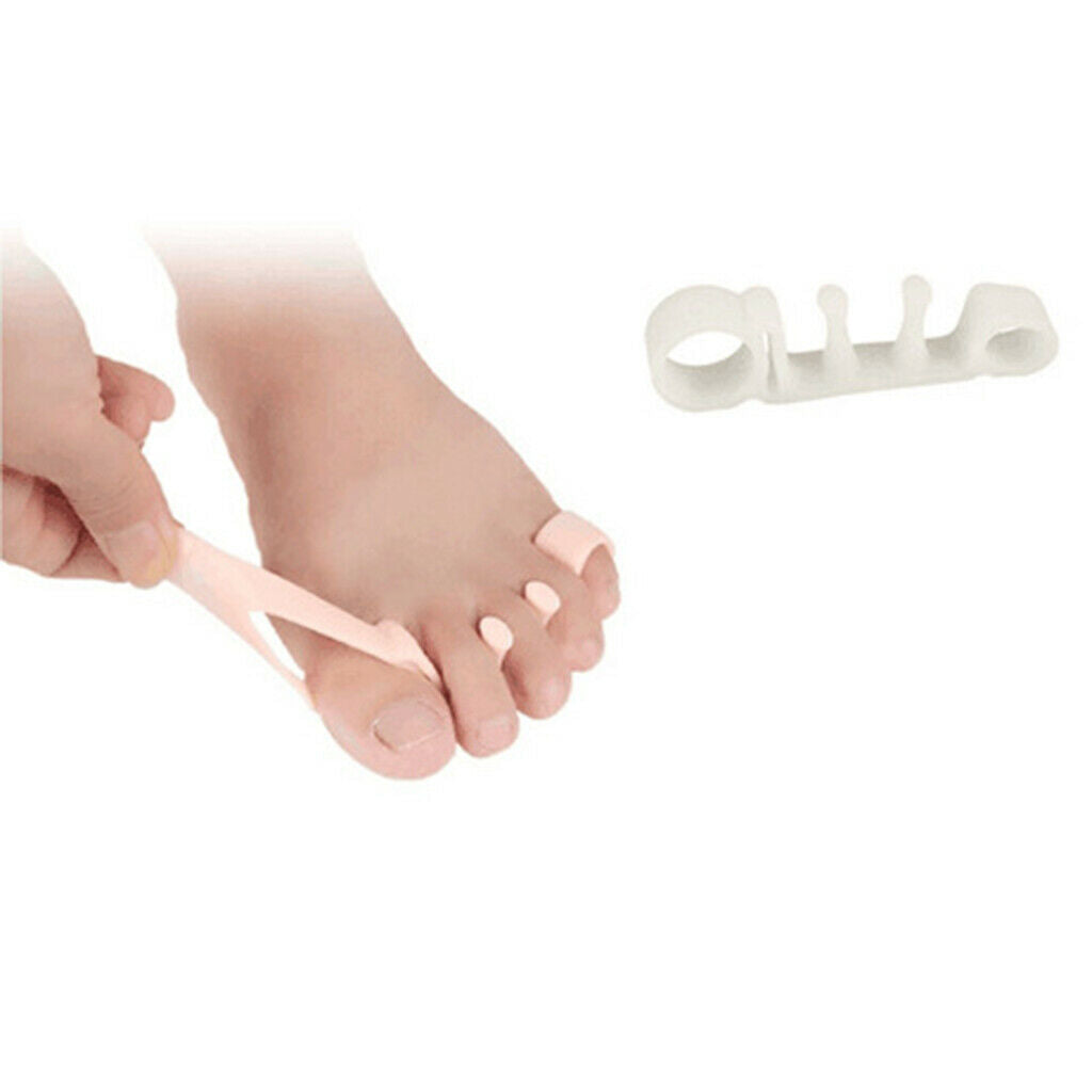 4 Pair Bunion Corrector/Toe Separators Gel Hammer Toe Spacers for Men Women