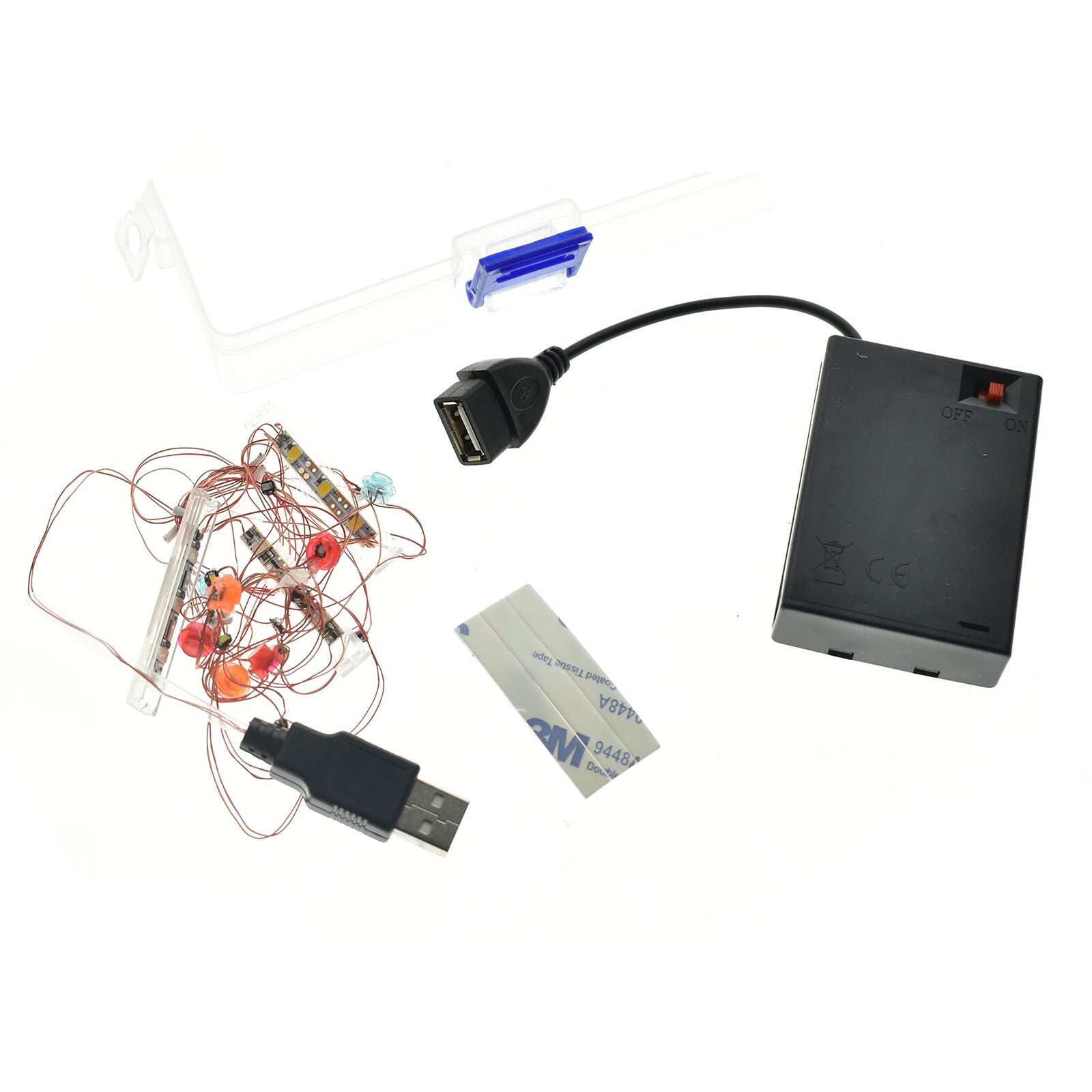 42111 Technic Doms For Dodge Charger Bricks USB LED Light Lighting Kit