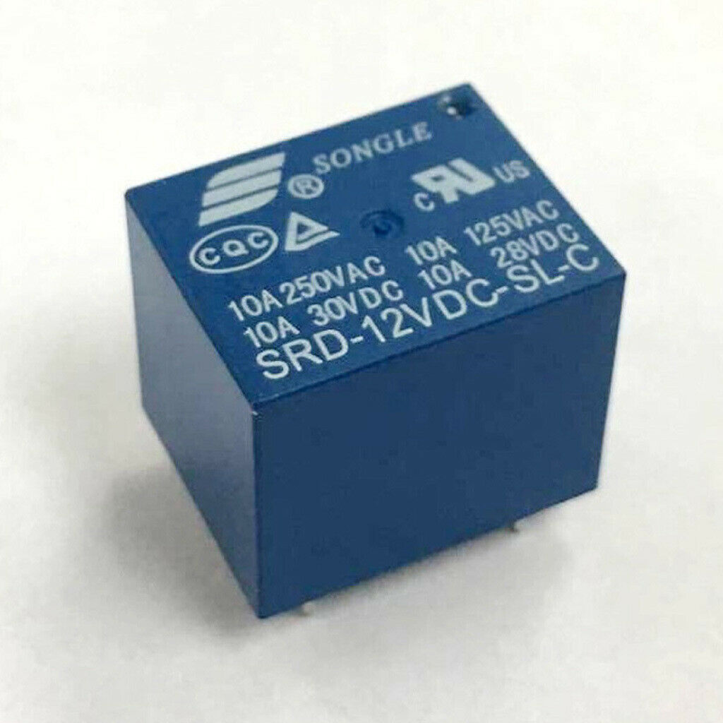 10x SONGLE 12 V 1 CH relay SRD 12 VDC SL C 250 V AC 30 V DC 5 pin