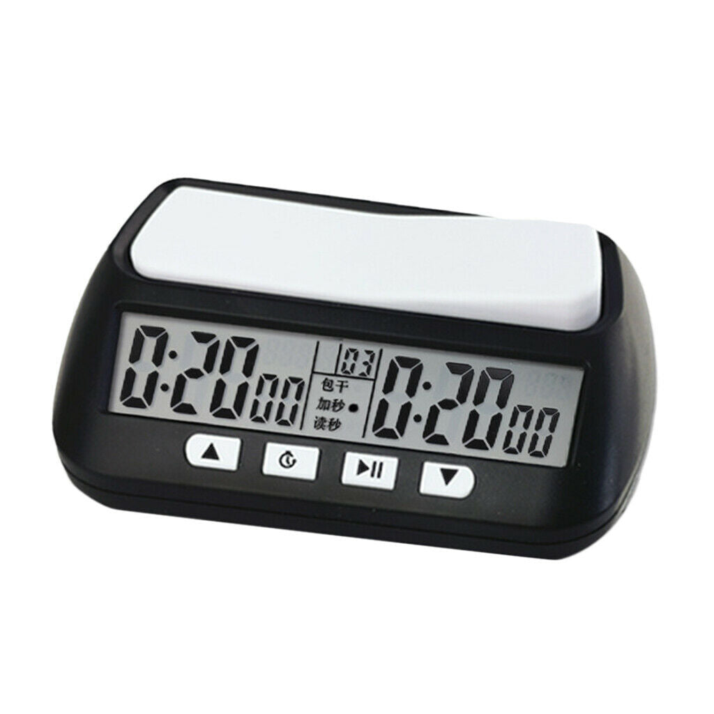 YS-902 Chess Game Clock Board Game Count Up Down Timer Chess Game Set Black
