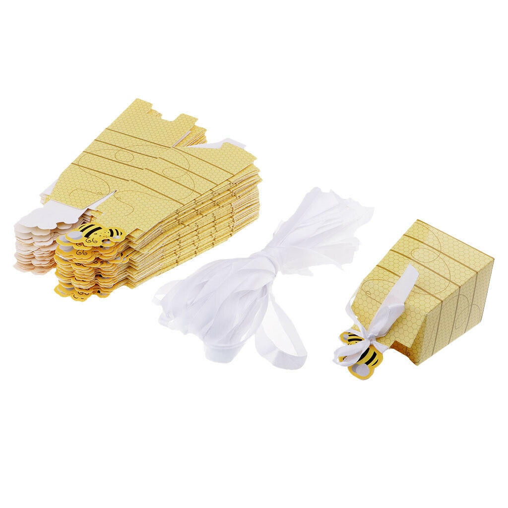 50x Ribbons Candy Box Candy Favor Chocolate Gift Decoration