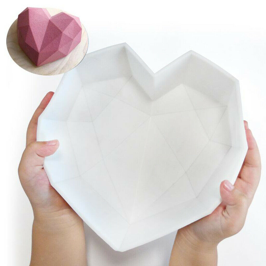 Silicone Cake Mold Cupcake Mould Baking Tray Kitchen DIY white with base
