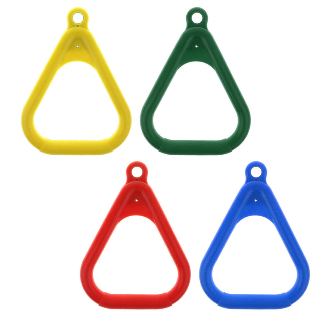 4 PackTrapeze Swing Bar Rings, Heavy Duty Swing Set Accessories, 120kg Load