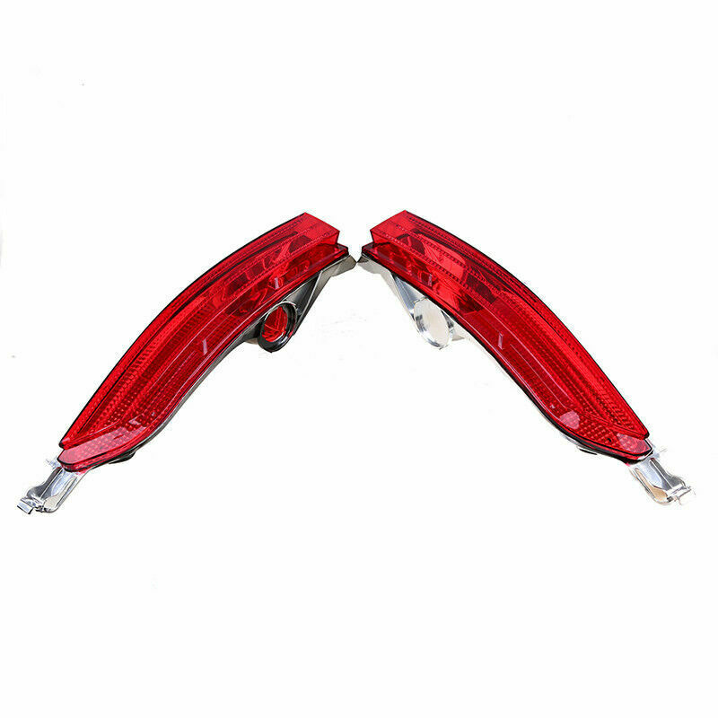 1Pair Rear Bumper Lens Reflectors Fog light For VW Touareg 2011 2012 2013 2014